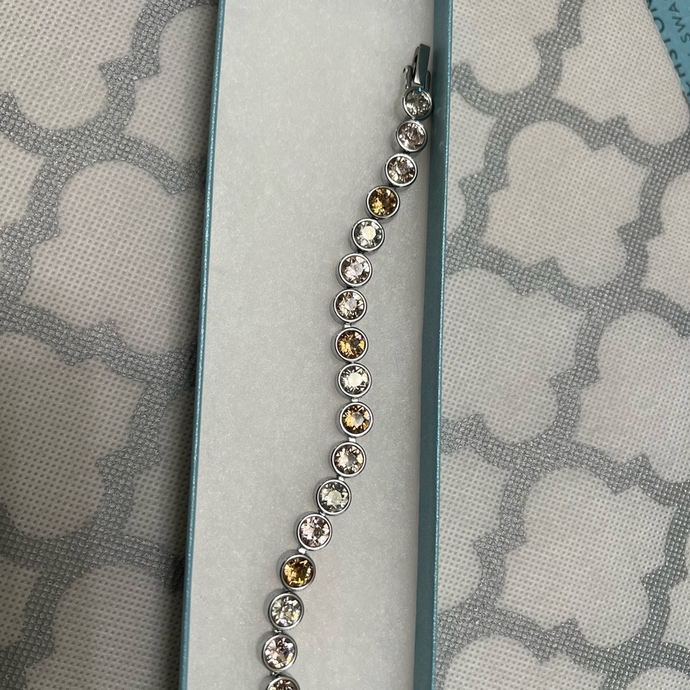 Elegant Multi-Color Crystal Bracelet